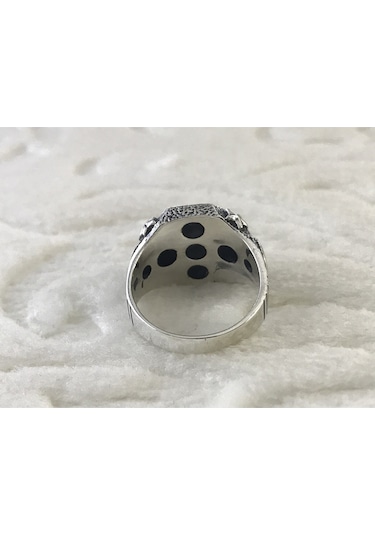 Türk Bayraklı 925 Ayar Gümüş Erkek Yüzük