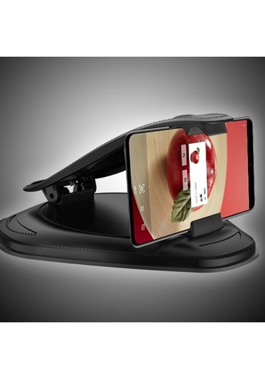 Dancemonkey Araç Telefonu Montajı Dashboard Tutucu, Evrensel Gps Navigasyon Destekli Siyah Siyah