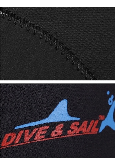 Dıve & Saıl Wetsuits Sörf Neopren Sıcak Dalış Dalış Başlığı 3mm Önlük Başlığı, : L 57-59cm Siyah