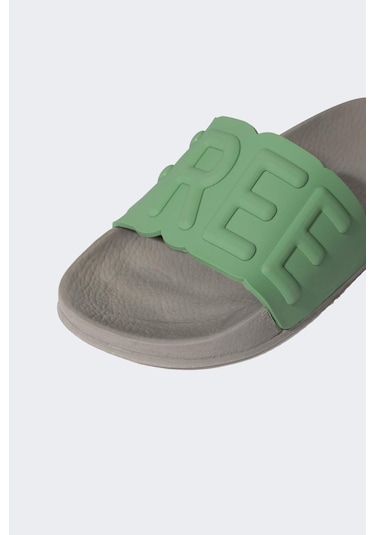 Defacto Erkek Çocuk Düz Taban Tek Bantlı Terlik C2763A824SMGN158 Yeşil