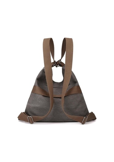 Dancemonkey Siyah Sırt Sırt Omuz Kapasiteli Kanvas Kadın Çantası Çantası Çantası Çantası Büyük Zp Siyah