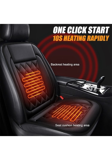 Yulong Ximistore9 "hızlı Isınan 12v Araç Koltuk Isıtıcı Yastığı