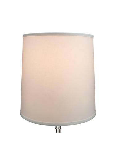 Abajur 13 'üst Çaplı X 15' Alt Çaplı X 15 'yıkayıcı İle Eğik Yükseklik Örümcek Arp Beyaz Beyaz