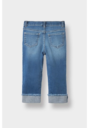 Defacto Kız Bebek Straight Fit Düz Paça Jean Pantolon D1534a525aunm28 Mavi