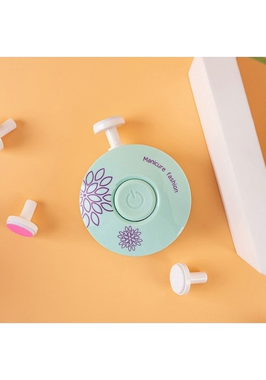 Pazly Bebek Ve Yetişkinler İçin Yumuşak Tırnak Kesici - 3 Başlıklı Kırmızı Elektrikli Manikür Seti Kırmızı