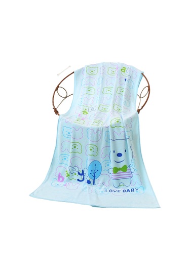 Mikrofiber Karikatür Baskılı Banyo Havlusu Emici Çocuk Büyük Havlu Banyo Örtüsü Çabuk Kuruyan Plaj Havlusu Pembe Standart