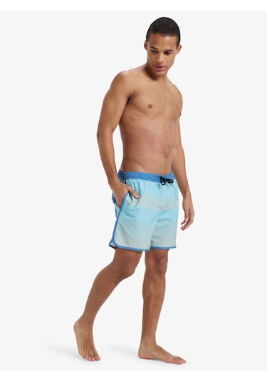 Quiksilver Surfsilk Scallop Volley 16 Erkek Deniz Şortu-29814 Mavi