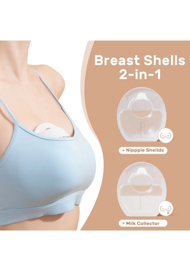 Ncvı Meme Süt Toplayıcı, Süt Yakalayıcı, Meme Kabukları Emzirme İçin Boğaz Whıte