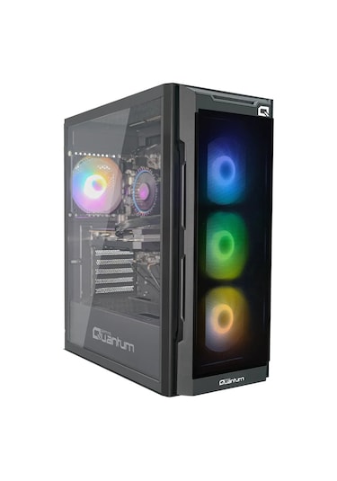 Quantum Gaming Snapfire Dark Gray 650w Power 4 Fanlı Mesh Bilgisayar Kasası