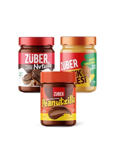 Peanutzilla X1+ Nutzilla X1 + Original Fıstık Ezmesi X1