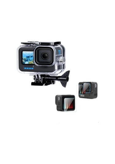 Outfire Gopro 9/10/11 Uyumlu Su Geçirmez Kılıf Ve Kırılmaz Cam