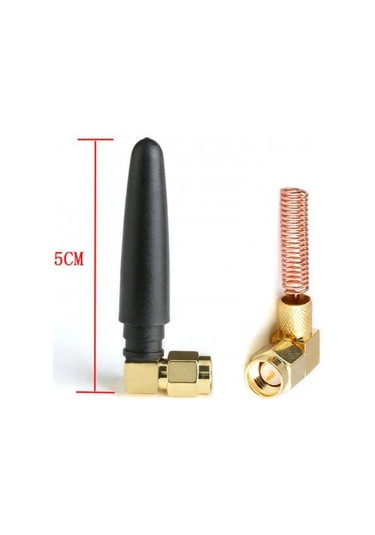 Çok Yönlü 5 CM 3dBi 2.1GHz RF SMA Erkek 90 Derece GSM Anten