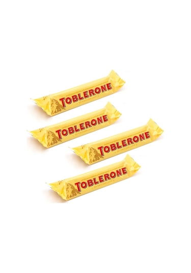 Sevdiklerinize Özel Kırmızı Ahşap Hediye Kutusunda 5 Adet Toblerone ( Seni Seviyorum Yazılı )