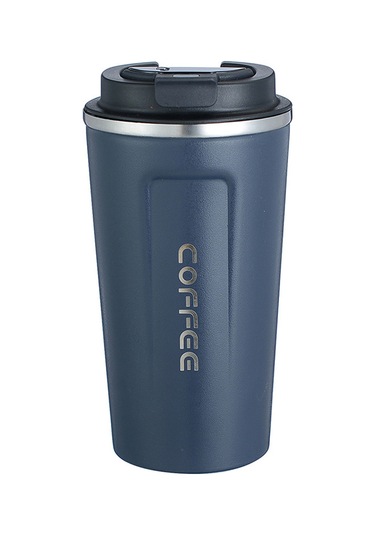 Hangfox Akıllı Sıcaklık Gösteren 304 Çelik Termos Bardak - Dokunmatik Ekranlı, Çift Katlı Vakumlu, Araçta Kullanıma Uygun, Mavi 510ml Mavi