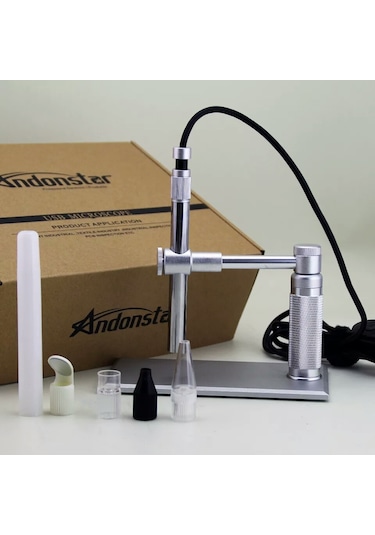 Andonstar 500x Hd 2mp Dijital Mikroskop Cilt Ve Saç Analiz Cihazı