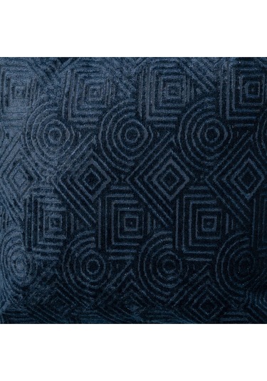 Sezyon Mira Desenli 45 45 Gece Mavisi Kırlent Kılıfı Gece Mavisi