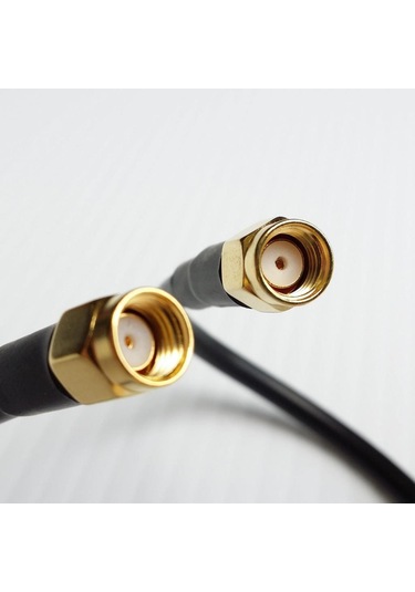 Rg-58 Rp Sma Erkek - Rp Sma Erkek Kablo 1 Metre