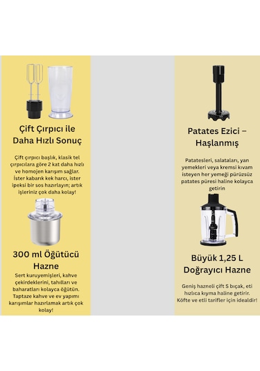 Tigrecook He-2075 El Blender Seti