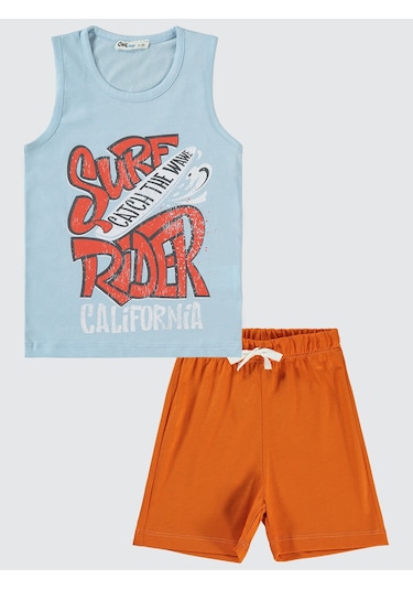 Civil Boys Erkek Çocuk Takım 2-5 Yaş Saks Koyu Oranj