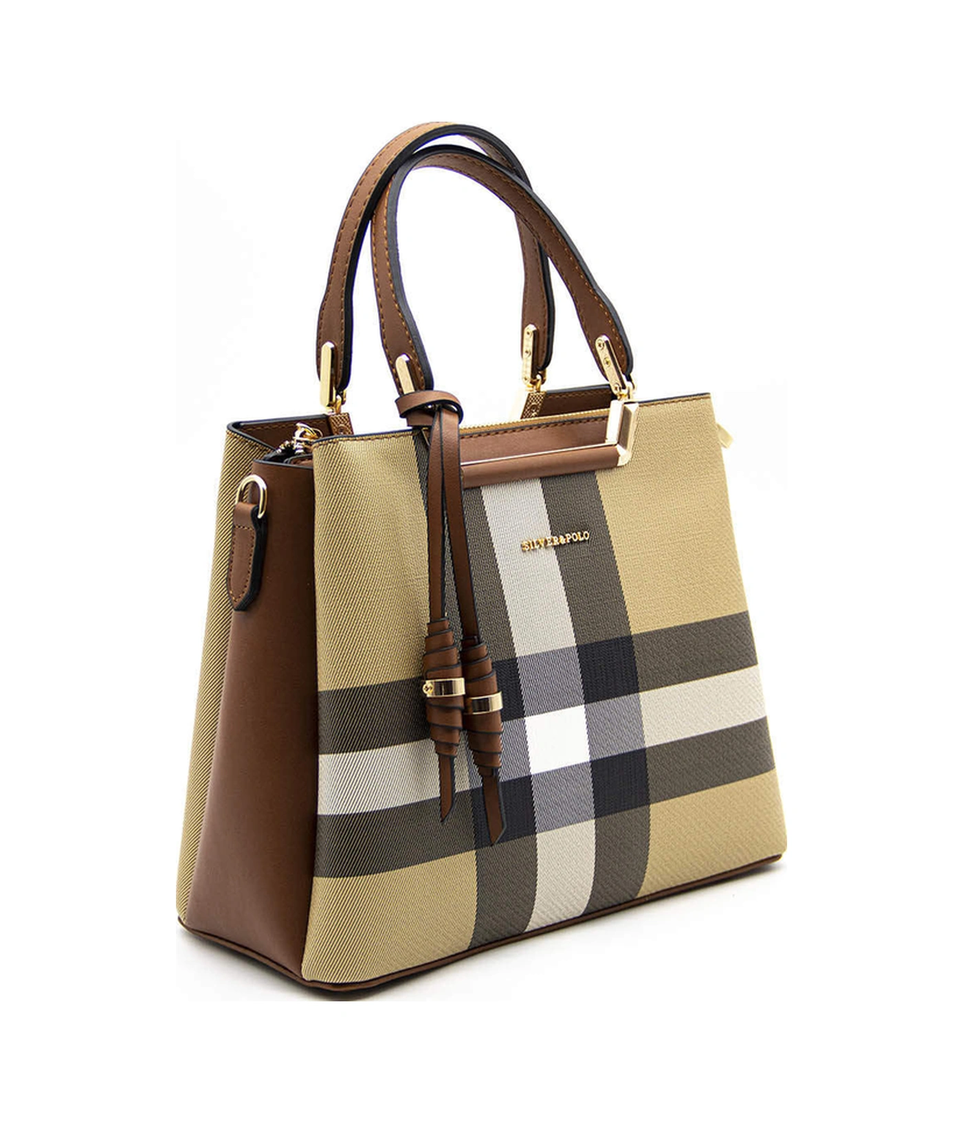 Silver Polo Kadın El Ve Çapraz Çanta 969 Bej - Taba