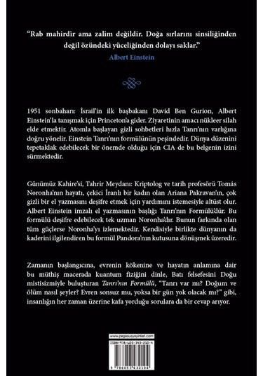 Tanrı'nın Formülü - Jose Rodrigues Dos Santos - Pegasus