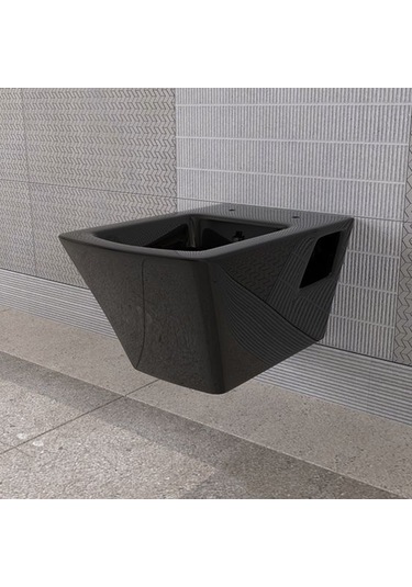 Lucco Loop 53 CM Asma Klozet Siyah