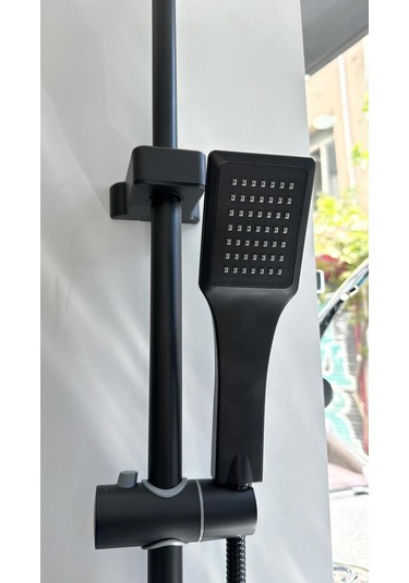 Boheme Fleko Mob Siyah Banyo Bataryası Ve Siyah Duş Seti Diğer