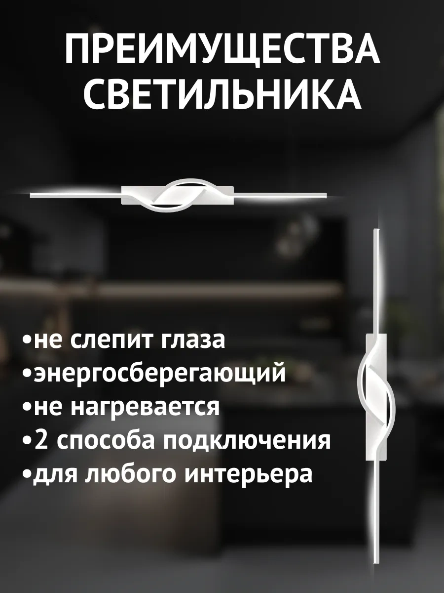 Lubimyj Svet Anahtarlı Duvar Tipi Led Lamba 303773107 Beyaz