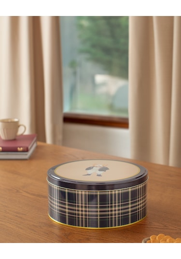 Madame Coco Billie Yuvarlak Metal Kutu Büyük - Lacivert Mtlk0000000003