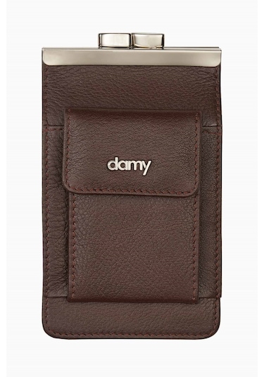 Hakiki Deri Sigaralık-kahverengi Acı Kahverengi