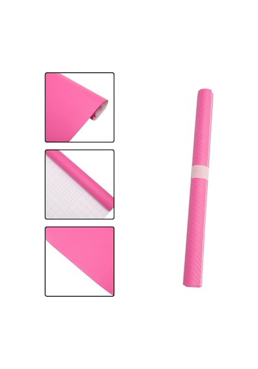 Pembe Karbon Kaplama Folyosu 127 cm x 100 cm