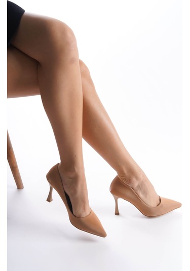 Jessica Kadın Nude Saten Stiletto Nude Saten