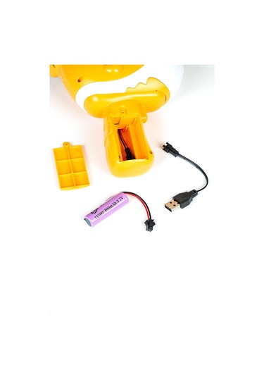 Şarjlı Su Hazneli Sevimli Yunus Oyuncak Su Tabancası Mavi - Mavi