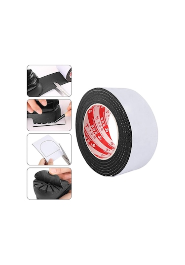 Suntek Ayakkabı Tabanı Koruyucu Kaymaz Taban 5cmx200cm Siyah