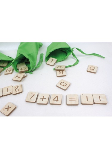 Sayıları Ve Alfabeyi Öğreniyorum Ahşap Akıl Ve Zeka Oyunları Büy