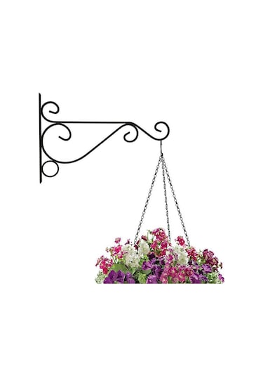 Bronz Metal Demir Duvar Askı Aparatı Sanat Bitki Tutucu Askı Kancası Ev Bahçe Dekor L