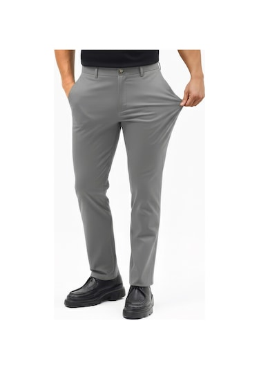 Erkek Motion Streç Kumaş Relaxed Beli Lastikli Jogger Pantolon Koyu Gri M701-r0140002-04 Koyu Gri