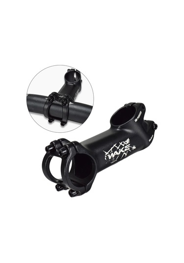 Suntek 31.8 Bisiklet Gövdesi Hafif Kısa Gidon 25-Derece-90Mm Siyah