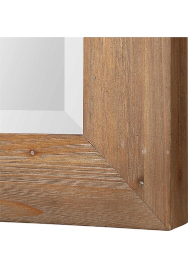 Ahşap Ayna 70x40 Cm Açık Kahverengi