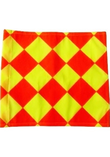 Yardımcı Hakem Bayrağı Kumaşı Tek Kırmızı - Sarı