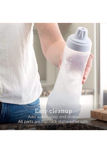 Krep Hamuru Dağıtıcısı, El Kranklı Hamur Karıştırma Şişesi, Hamur Dağıtıcısı, Krema Karıştırma Dağıtıcısı, Muffin Karıştırma Şişesi