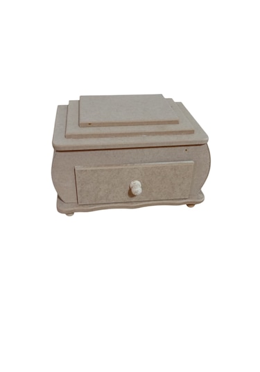 Dekoratif Mdf Çekmeceli Kutu