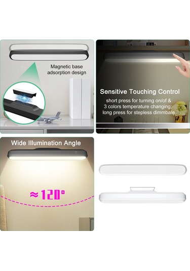 Maiyame Beyaz Usb Şarjlı Dolap Lambası - 42 Led, Dokunmatik & Kumandalı Kontrol, 3 Renk Tonu, Parlaklık Ayarlı, 10/30 Dakika Zamanlayıcı, Manyetik Taban Beyaz