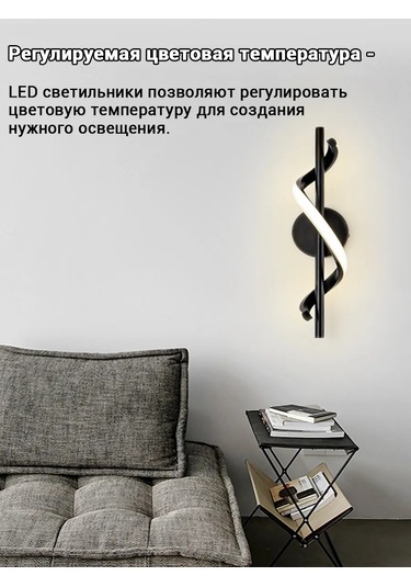 Yonlux Duvar Tipi Led Lamba, Led Ampuller, Karbonhidrat 463364598 Siyah