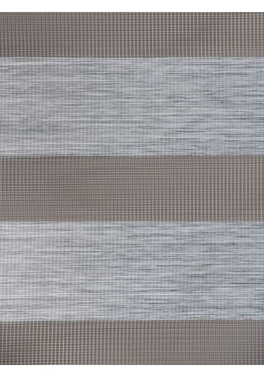 Kidmex Ithal Bambu Açık Gri Bambu Stor Zebra Perde Etek Dilimli