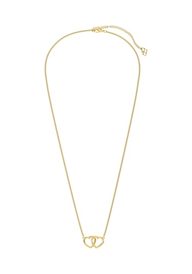 Chocli 18 Ayar Altın Kaplama Hearts Kolye Altın