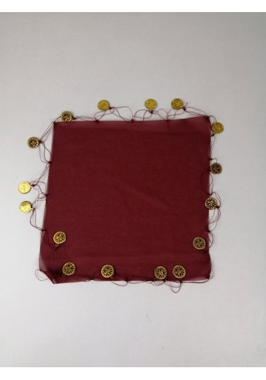 Tüfekçioğlu Bordo Şifon Halay Mendili 10 Adet