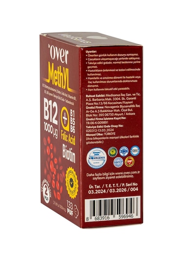 Dr. Over B12 Plus Sprey 20 ML