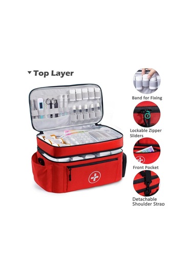 Suntek Saplı Boş İlk Yardım Çantası Acil Durum Malzemeleri