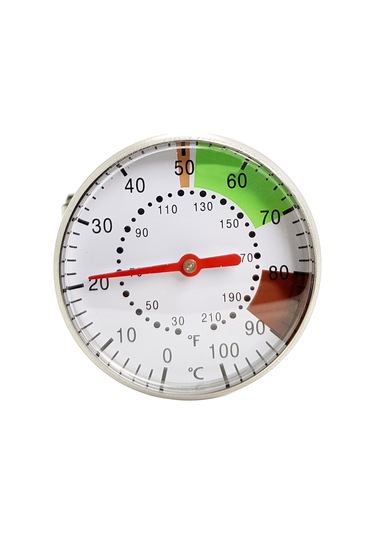 Manuel İbreli Kahve Sıvı Termometresi Ölçer Thr273